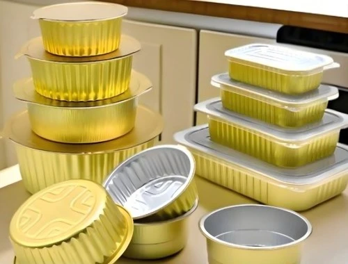 lacquered aluminum foil container lacquered aluminum foil container